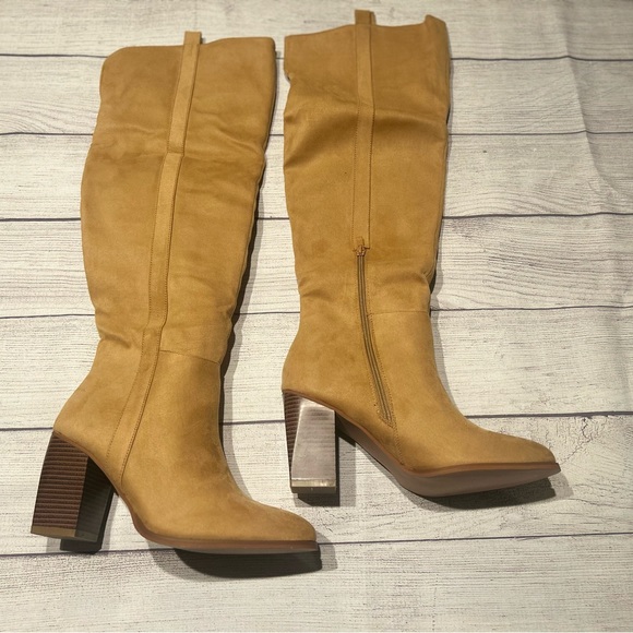 New Over the Knee Chunky Heel Boots - Picture 8 of 12